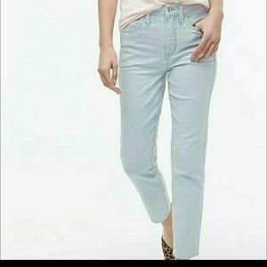 J Crew factory Piper Striped Jeans. New in bag
